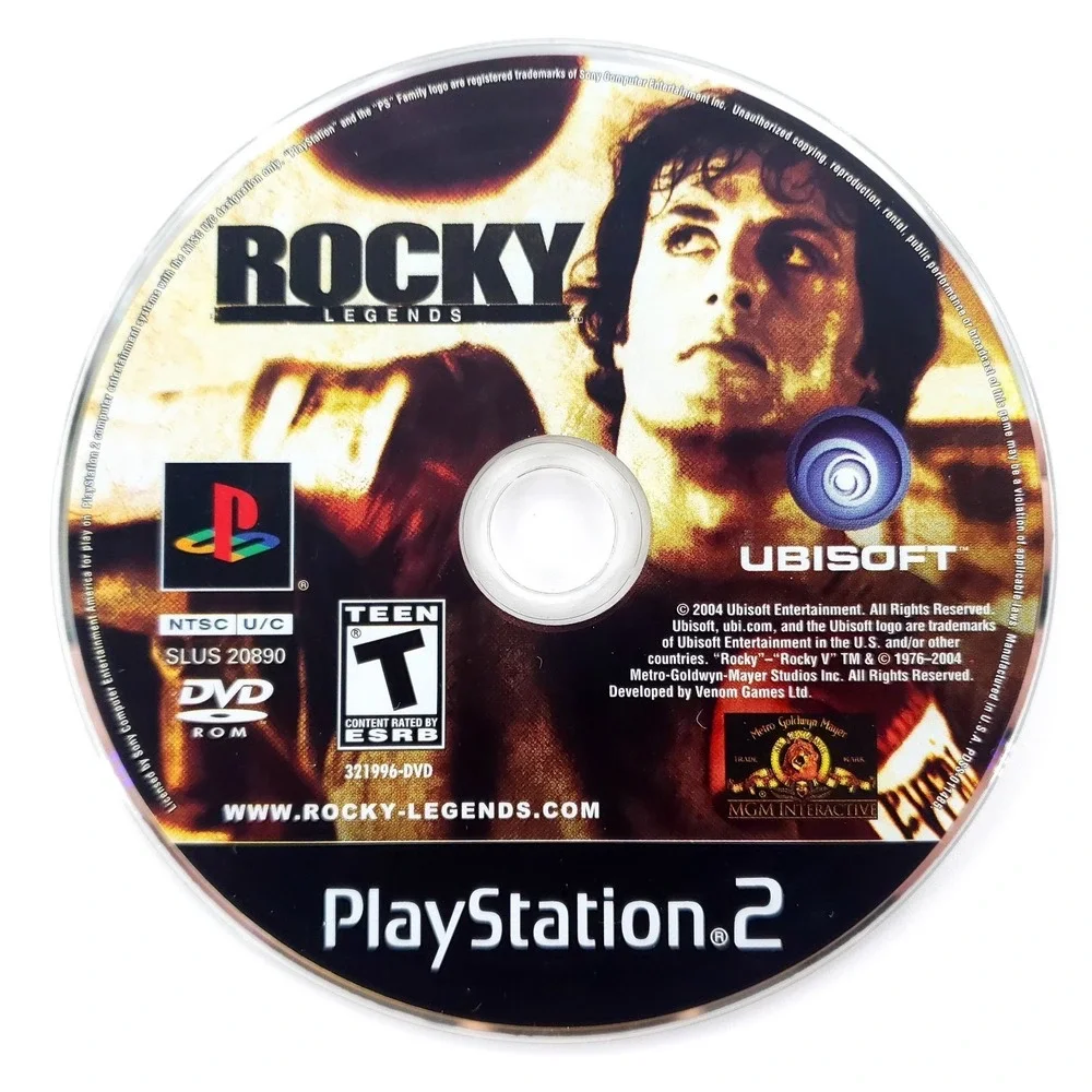 Rocky Legends (Sony PlayStation 2, 2004) Complete Tested & Works